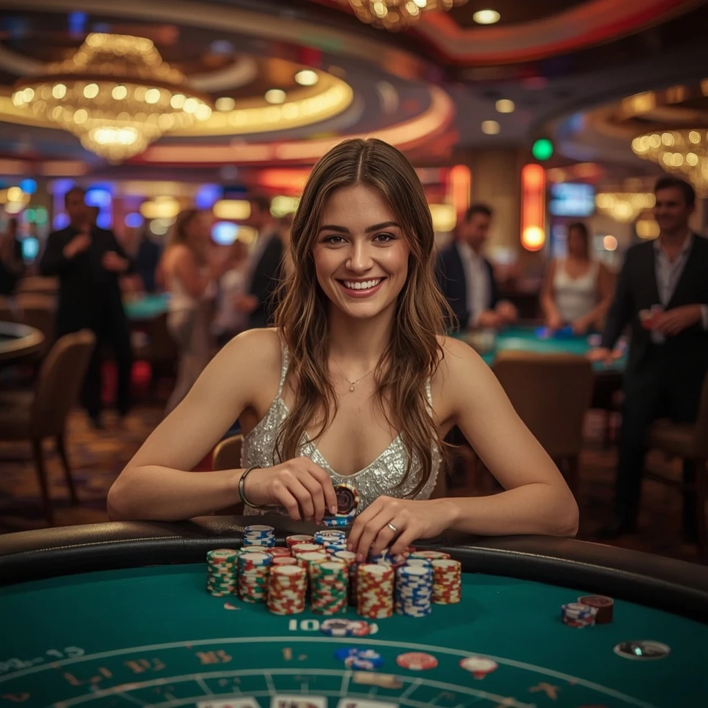bonus dans les mains d’un homme au Crypto Royal Casino
